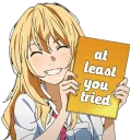Sticker from Kaori Miyazono by @rian95