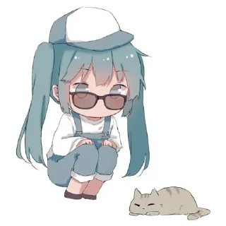🎻 emoji Cutie miku🦢🎻 Telegram sticker 22 of 120