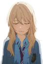 😌 emoji Kaori Miyazono by @rian95 Telegram sticker 10 of 120