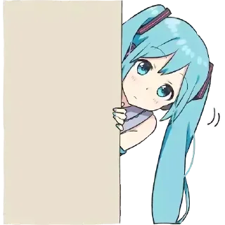 🎻 emoji Cutie miku🦢🎻 Telegram sticker 8 of 120