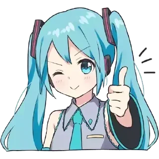 🎻 emoji Cutie miku🦢🎻 Telegram sticker 11 of 120
