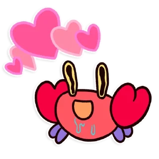 Sticker from Crabby Crab