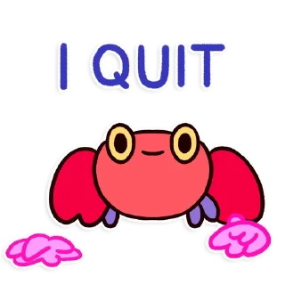 😠 emoji Crabby Crab Telegram sticker 11 of 69