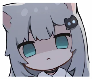 😕 emoji Nachoneko LINE² Telegram sticker 17 of 24