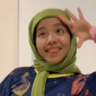 🍒 emoji Fatimah Halilintar @stikerrpiunflit Telegram sticker 2 of 25