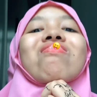 🍒 emoji Fatimah Halilintar @stikerrpiunflit Telegram sticker 14 of 25