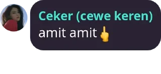 🖕 emoji si ceker said Telegram sticker 15 of 60