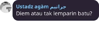 Sticker from Ustadz agàm