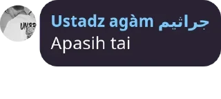 Sticker from Ustadz agàm