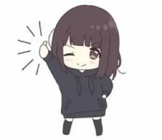 Sticker from Chibi Kurumi-Chan || @RevelryStickers