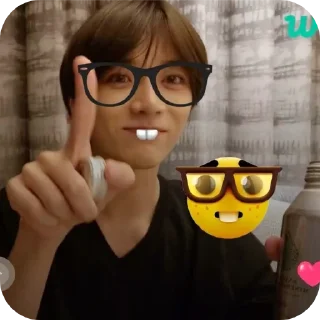 😎 emoji @isaStazyc me fr-🤓☝️🏻 Telegram sticker 17 of 120
