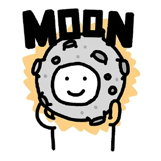 🌝 emoji Voices in My Brain Telegram sticker 13 of 33