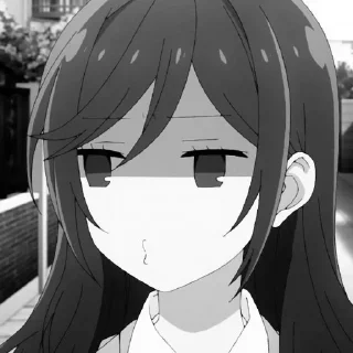 🖤 emoji Dark Anime girls [ @Cutie_Riya ] Telegram sticker 11 of 28