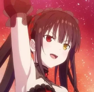 ❤️ emoji Kurumi Tokisaki @AnimStick Telegram sticker 18 of 45
