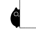 😶 emoji 貓咪黑黑 Telegram sticker 10 of 46