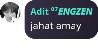 Sticker from PUNYA ADIT