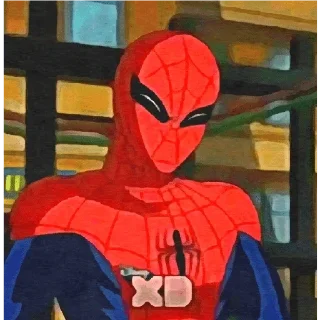 😁 emoji Ultimate Spider-Man Telegram sticker 21 of 35