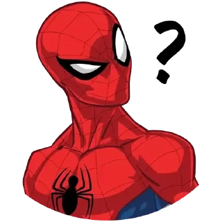 🤨 emoji Ultimate Spider-Man Telegram sticker 12 of 35