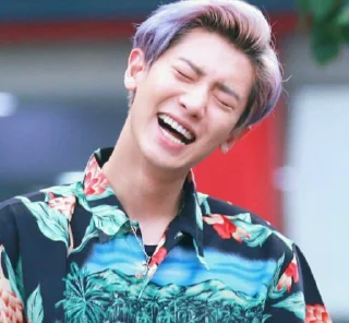 😂 emoji Chanyeol Laughs @editorsagaz Telegram sticker 10 of 22