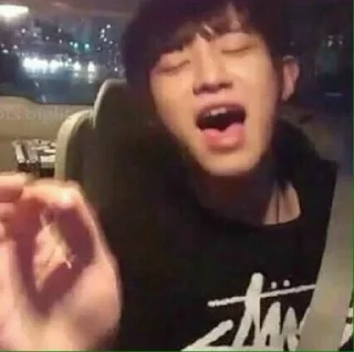 😌 emoji Chanyeol Meme @EDITORSAGAZ Telegram sticker 6 of 43