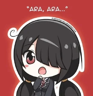 ♨️ emoji Kurumi tokisaki chibi × @voidstickers Telegram sticker 4 of 22