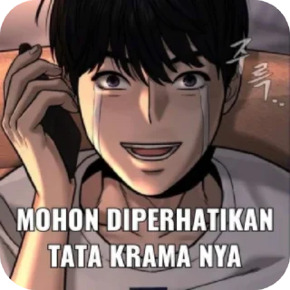 💇 emoji webtoon meme Telegram sticker 17 of 48