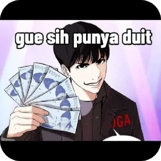 🤑 emoji webtoon meme Telegram sticker 5 of 48