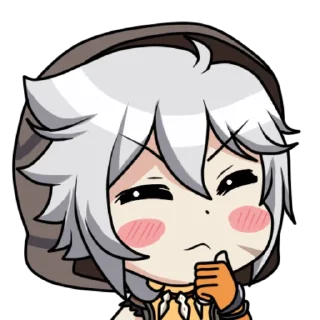 🤔 emoji Genshin Shota Telegram sticker 19 of 47
