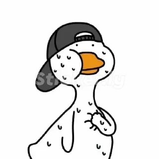 😫 emoji Angsa 🦢 Telegram sticker 7 of 28