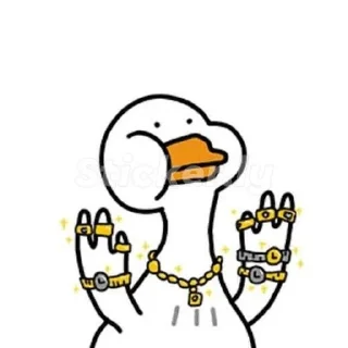 💰 emoji Angsa 🦢 Telegram sticker 10 of 28