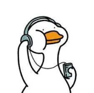 🎶 emoji Angsa 🦢 Telegram sticker 22 of 28