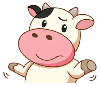 💬 emoji @gmoue momo cow Telegram sticker 9 of 32