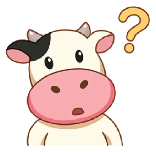 💬 emoji @gmoue momo cow Telegram sticker 8 of 32