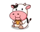 😋 emoji Momo Cow 3 Telegram sticker 10 of 19