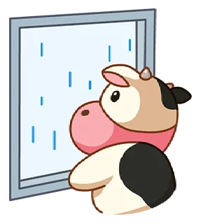 💬 emoji @gmoue momo cow Telegram sticker 10 of 32