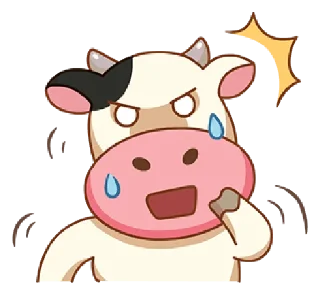💬 emoji @gmoue momo cow Telegram sticker 5 of 32
