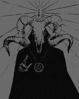 Sticker from satanic | @untellfeelings