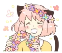 😄 emoji ねこみみっこネココ2 Telegram sticker 10 of 40