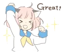 😆 emoji ねこみみっこネココ1 Telegram sticker 5 of 40