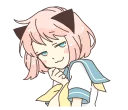 😏 emoji ねこみみっこネココ2 Telegram sticker 21 of 40