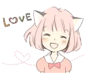 ❤ emoji ねこみみっこネココ1 Telegram sticker 7 of 40