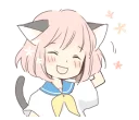 😊 emoji ねこみみっこネココ1 Telegram sticker 23 of 40