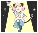 😊 emoji ねこみみっこネココ2 Telegram sticker 19 of 40