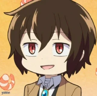 📕 emoji 𐚁 ᯰ˒ @yubinxx 𖤘 dαzαi osαmu﹗ᜊ Telegram sticker 8 of 50