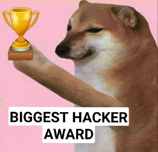 🏆 emoji Doge Awards Telegram sticker 5 of 44
