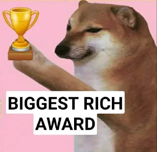 🏆 emoji Doge Awards Telegram sticker 17 of 44
