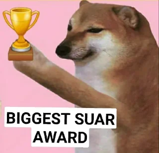 🏆 emoji Doge Awards Telegram sticker 11 of 44