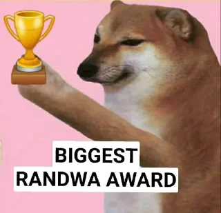 🏆 emoji Doge Awards Telegram sticker 10 of 44