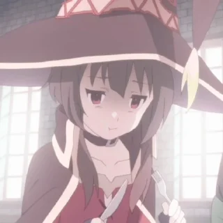 🐚 emoji ✩ megumin ⸝⸝ @yourtikel Telegram sticker 10 of 55