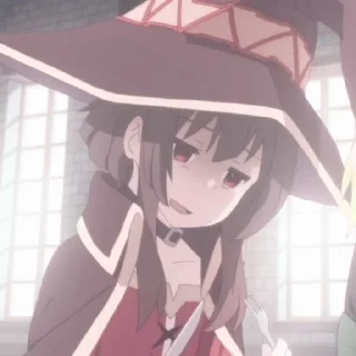 🐚 emoji ✩ megumin ⸝⸝ @yourtikel Telegram sticker 12 of 55
